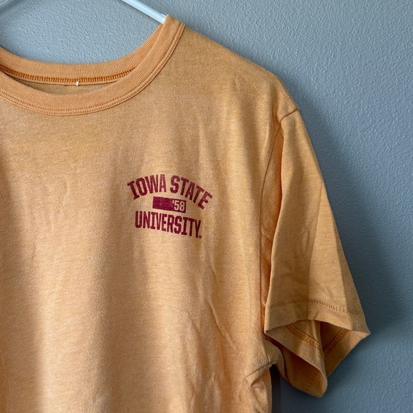 Iowa State Cyclones Barefoot Campus Outfitter Short Sleeve Shirt Large - Picture 2 of 5